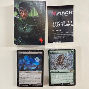 【未開封】マジックザギャザリング 初心者 講習用デッキ 黒 緑 MTG