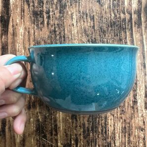 トルコブルー スープカップ 1個 和洋食器 磁器 美濃焼 オシャレ カフェ風