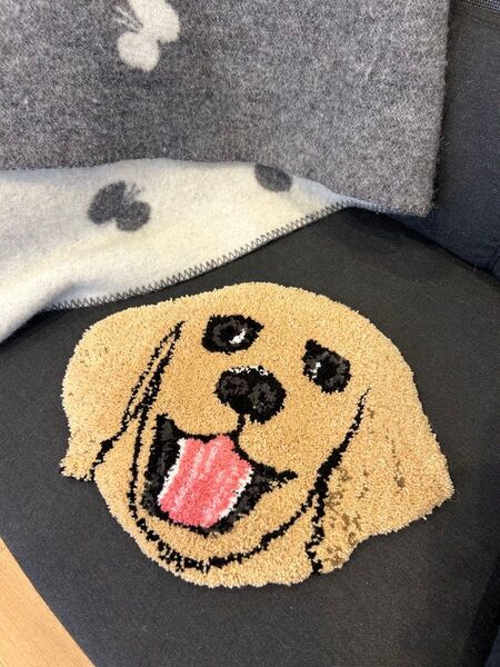 ラグマット タフティング チェアマット インテリア 犬 シンプル ペット