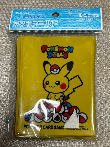 ポケモンカードゲーム デッキシールド スリーブ ポケカ ピカチュウ サプライ ポケモンカード