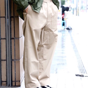 新品 BRITISH KHAKI 定価1万7600円 日本製 ツータック グルカ パンツ GURKA PANTS 34 管理番号NST