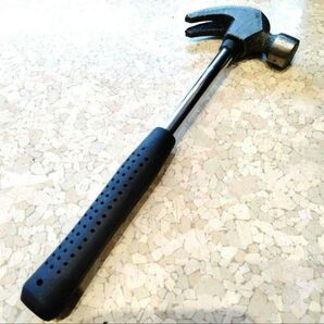 スチールミニハンマー 釘抜き付き ハンマー とんかち 工具 金槌vAzu