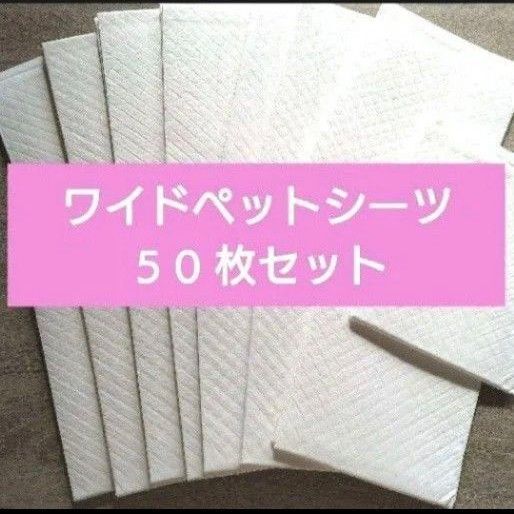 ペットシーツ トイレシート 50枚 ワイド 犬 猫 兎 モルモット 鳥 備蓄 災害 老犬 老猫 子犬 子猫 ペットシート おねしょ