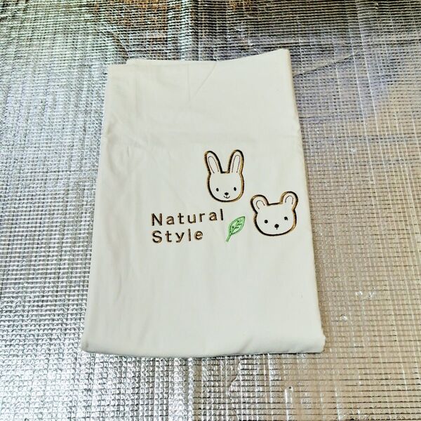 最終値下げ 新品 ウサギ刺繍 ベビー 布団カバー 102x128cm