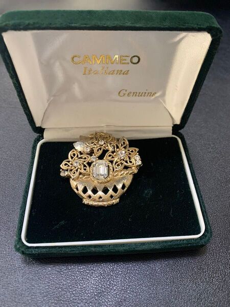 イタリア製 CAMMEO ブローチ ペンダント アクセサリー