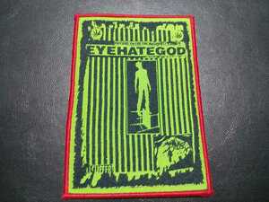 EYEHATEGOD 刺繍パッチ ワッペン suffer 赤枠 / trouble sleep melvins high on fire fu manchu kyuss saint vitus Sunn O))