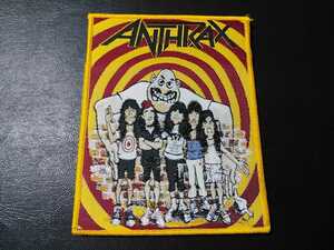 ANTHRAX вышивка patch нашивка state of euphoria Anne слаксы желтый рамка-оправа / slayer metallica dark angel megadeth exodus testament s.o.d.