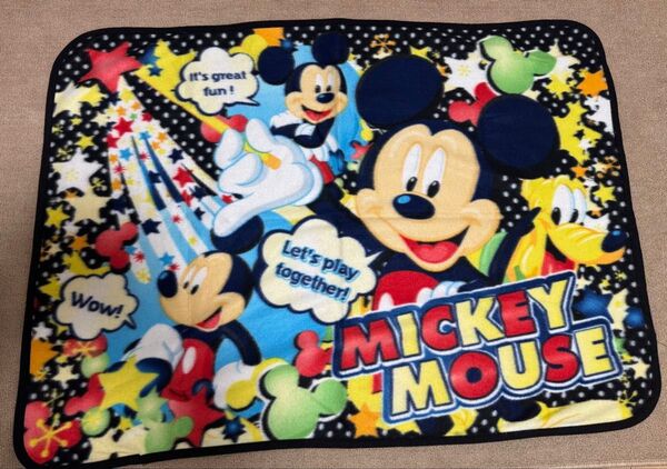 ミッキーマウス フリースブランケット