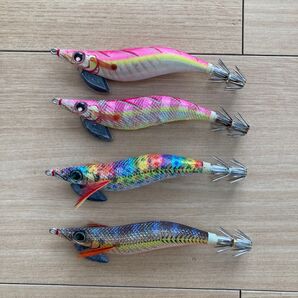 デュエル エギ・餌木 4個セット カラフル イカ釣り