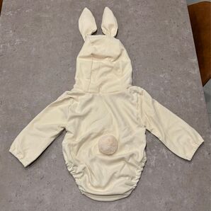 【 ほぼ新品 】 うさぎロンパース 80cm~90cm