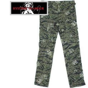 ヒステリックグラマー HYSTERIC GLAMOUR パンツ カモフラ カーゴ タイガーストライプ 迷彩 MILITARIA