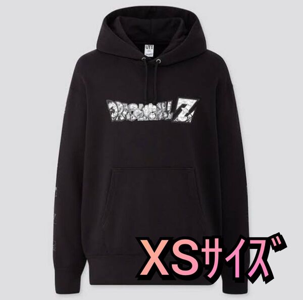 【新品未使用】ユニクロ ドラゴンボール スウェットプルパーカー XS ブラック