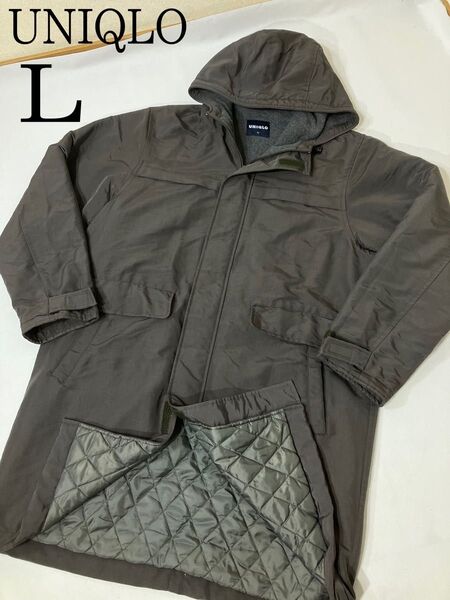 オールドユニクロ 紺タグ ミリタリーモッズパーカー ダークブラウン Lサイズ ジャケット UNIQLO