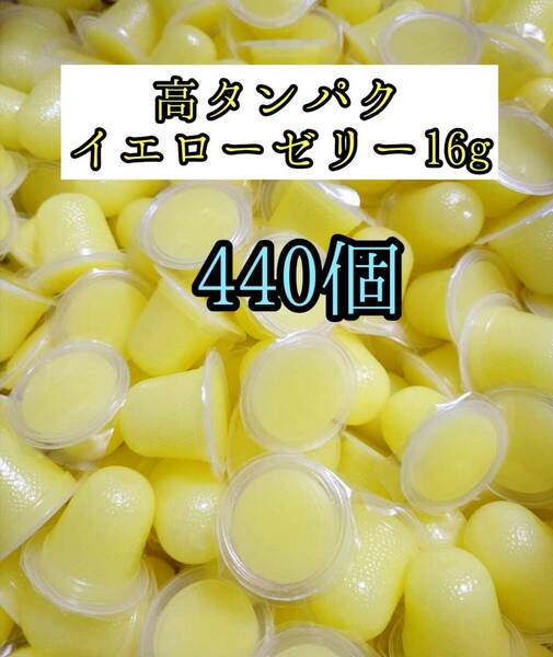 高タンパク イエローゼリー16g 440個 クワガタ カブトムシ オオクワガタ フクロモモンガ ハムスター 小動物 プロゼリードルクスゼリー