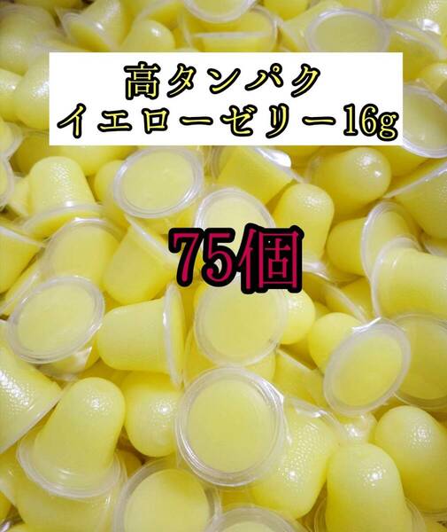 高タンパク イエローゼリー16g 75個 クワガタ カブトムシ オオクワガタ フクロモモンガ ハムスター 小動物 プロゼリードルクスゼリー