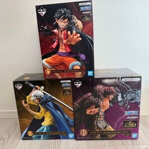 一番くじ ワンピース MASTERLISE フィギュア C賞 ルフィ D賞 ロー E賞 キッド 新品未開封品