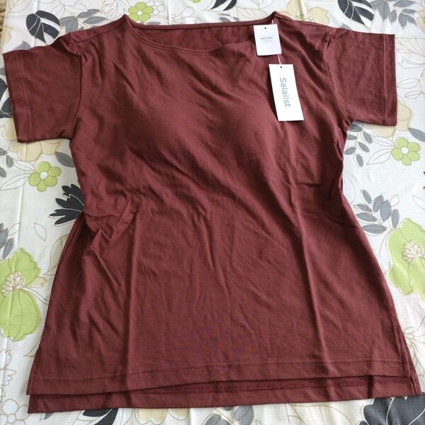 新品未着用 ベルメゾン SaIaIistブラ付きTシャツ Lサイズ