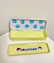 昭和レトロ 80年代ファンシー カンペンケース お菓子のおうち大発見！ 三菱 筆箱 缶ペンケース_画像4