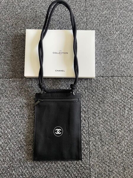 CHANEL シャネル ショルダーバッグ ノベルティ 携帯ホルダー パスポートホルダー 未使用 ラコレクション