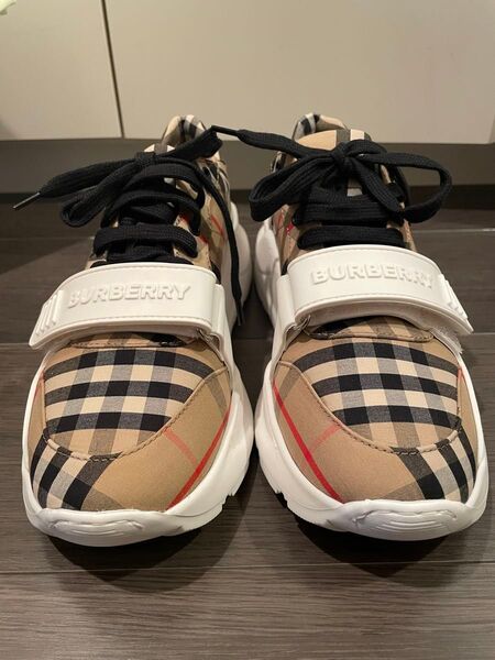 バーバリー Burberry クラッシックチェック スニーカー 新品未使用 37 M