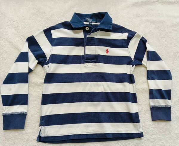 Polo by Ralph Lauren ラルフローレン ボーダー ラガーシャツ 120cm