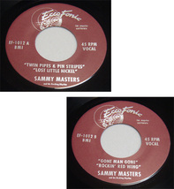 EP/ Sammy Masters - Twin Pipes And Pin Stripes/ Lost Little Nickel / Gone Man Gone / Rockin' Red Wing /50s,ロカビリー,45rpm,demo_画像2