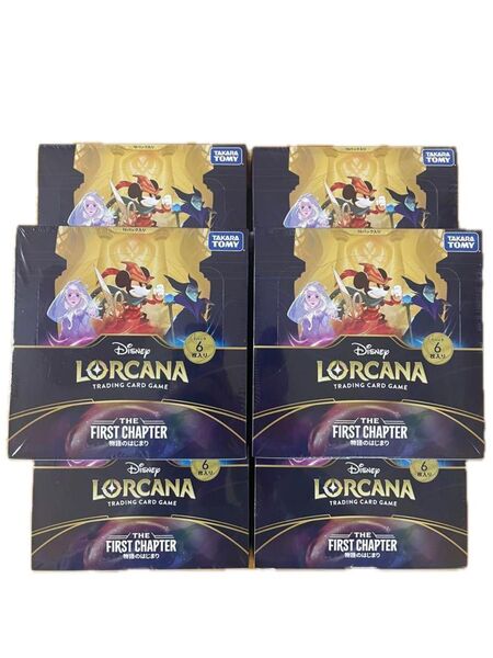 ロルカナ ブースターパック 物語のはじまり ディズニー 6BOX シュリンク付き 新品未開封 THE FIRSTCHAPTER