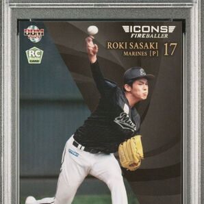 【PSA10】2020 BBM ICONS FIREBALLER 佐々木朗希 ルーキーカード RC