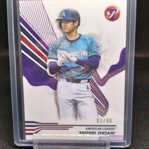 2024 topps pristine 大谷翔平 パープルリフレクター 99枚限定 Shohei Ohtani