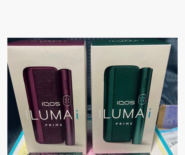 【新品】iQOS イルマiプライム ガーネットレッドとアスペングリ ン 未開封2台