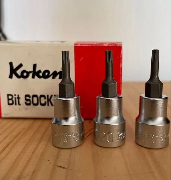 コーケン Koken トルクス ビットソケット Bit SOCKET 3025-50-T20 未使用 3個セット2