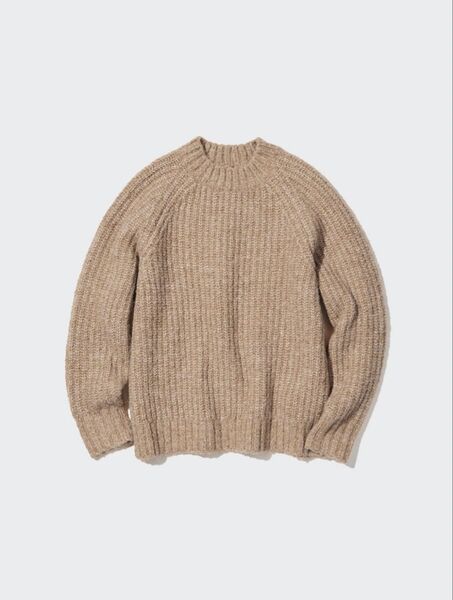 UNIQLOユニクロ ローゲージモックネックセーター
