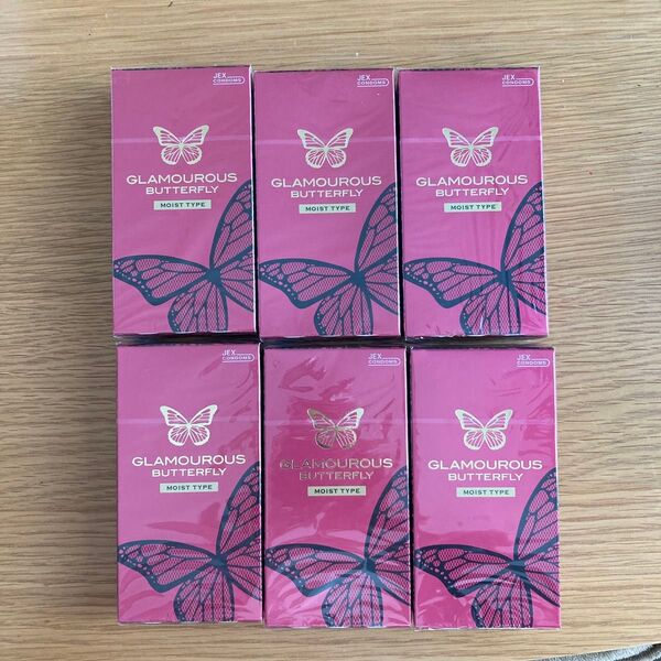 新品未開封品 グラマラスバタフライ モイスト(GLAMOUROUS BUTTERFLY)6個入 × 6箱