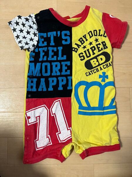 BABYDOLL ロンパース 80 半袖