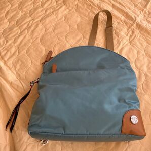 Orobianco 2wayバッグ 水色 ナイロン