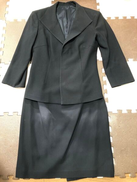 ピンキーアンドダイアン 黒色 スカート スーツ 上下 セット