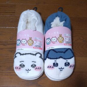 【新品】しまむら ちいかわ ルームソックス ちいかわ・ハチワレ 2個セット
