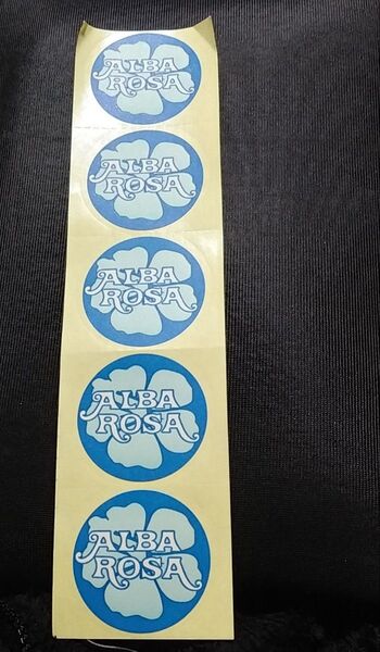 アルバローザ 非売品 ステッカー シール 5枚セット (複数有、複数ご希望の方は、割引有) ALBAROSA 1セット(5枚)