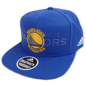 ADIDAS アディダス NBA Golden State Warriors ゴールデンステート ウォリアーズ スナップバックキャップ(ブルー)【並行輸入品】