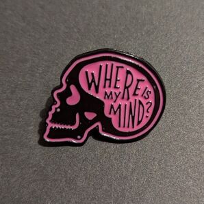 WHERE IS MY MIND? ピンバッジ N34-3 ガイコツ