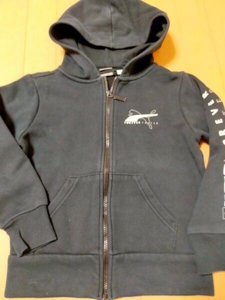 PUMA 130cm ジップパーカー 黒