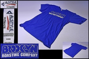 ブルックリン ロースティング カンパニー ★ Brooklyn Roasting Company ★ 人気カフェ ★ オリジナルTシャツ ★ Tシャツ ★ M ★ 中古品