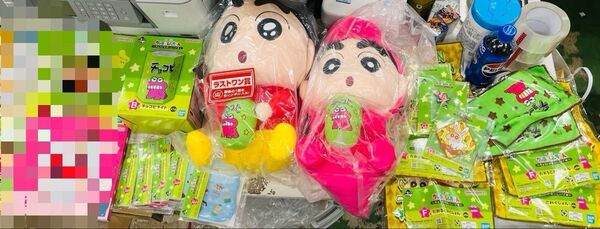 一番くじ クレヨンしんちゃん ~チョコビがおいしいゾ A賞,B賞 チョコビライト,ラストワン賞セット