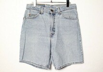 USA製 90's リーバイス Levi's 550 デニムショーツ (W31×L00) アイスブルー ショートパンツ 90年代 アメリカ製_画像2