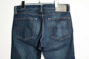  Polo Ralph Lauren ботинки cut Denim брюки (32x32) USED обработка POLO