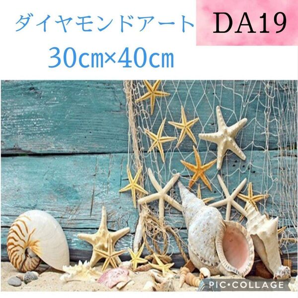 DA19★ダイヤモンドアートキット★ラウンドビーズ