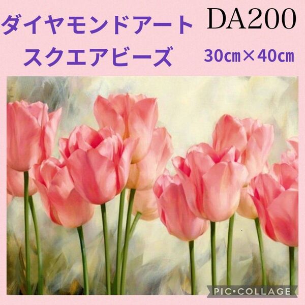 DA200★ダイヤモンドアートキット★スクエアビーズ