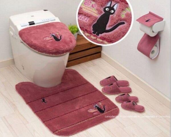 魔女の宅急便ジジ トイレマットセット ジブリ