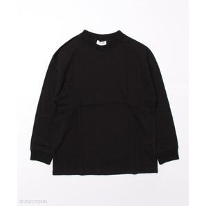 【GLAZOS】 バックワイドロゴプリント長袖Tシャツ