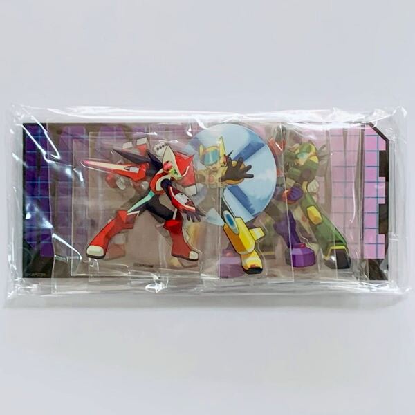 カプくじ ロックマンエグゼ B賞 アクリルジオラマ チームオブブルース (オンラインくじ MEGA MAN カプコン CAPCOM アクリルスタンド エグゼ